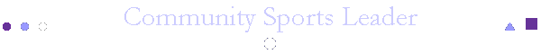 Community Sports Leader