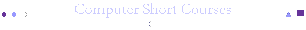 Computer Short Courses