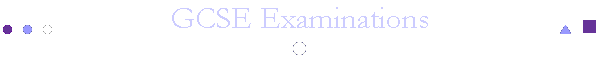 GCSE Examinations