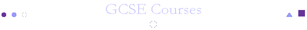 GCSE Courses