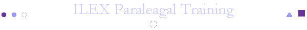 ILEX Paraleagal Training