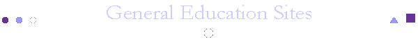 General Education Sites